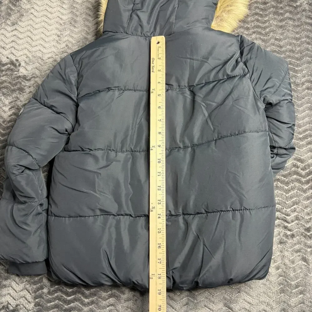 Abercrombie & Fitch Kids Ultra Puffer Jacket black size 7/8 NWT
